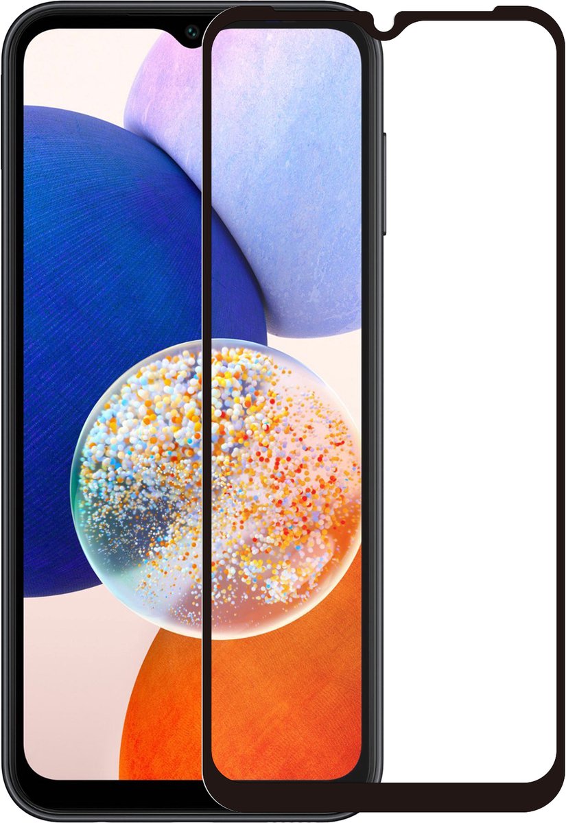 ScreenArmor Full Cover Tempered Glass Screenprotector voor Samsung Galaxy A14 5G
