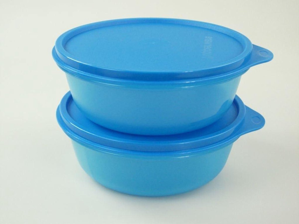 Voedselcontainers - Bewaar Sets - Keuken Organisatie - Stapelbaar Ontwerp - 600 ml - Blauw