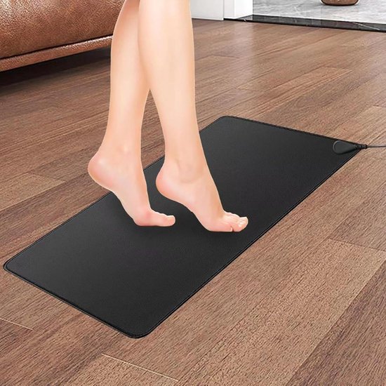 Aardingsmat Voeten - Geleidend Matras - Welzijn Bevorderen - Antistatische Werking - 46x68cm - Zwart — afbeelding 2