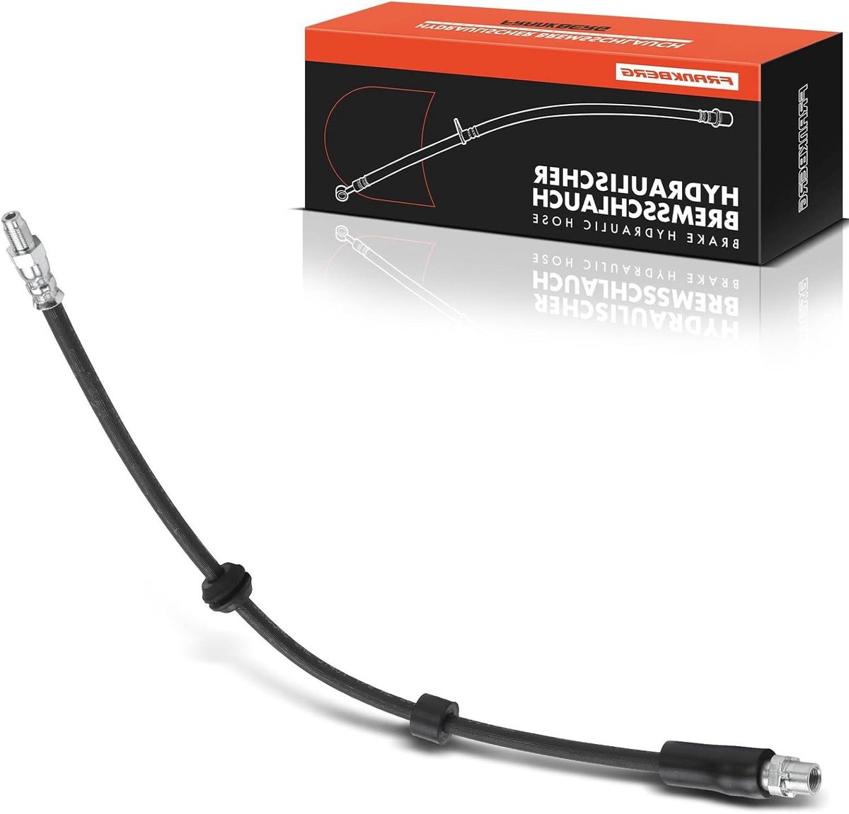 Remleiding Slang - Remonderdelen - Auto Onderhoud - Precisie Pasvorm - 52.5 cm - Zwart