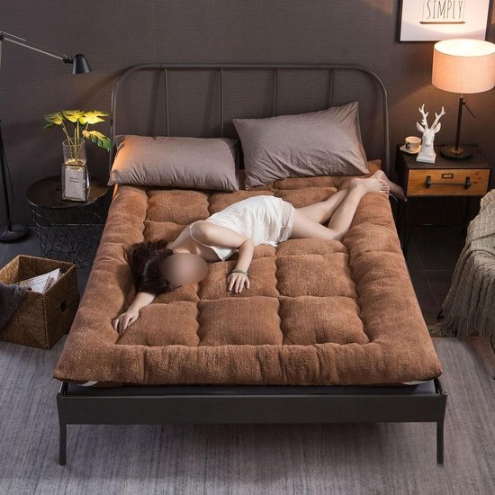 Vouwbare Matras - Vloermatras Japanse Stijl - Comfortabel Slapen - Ergonomisch Ontwerp - 180x200 cm - Wit — afbeelding 4