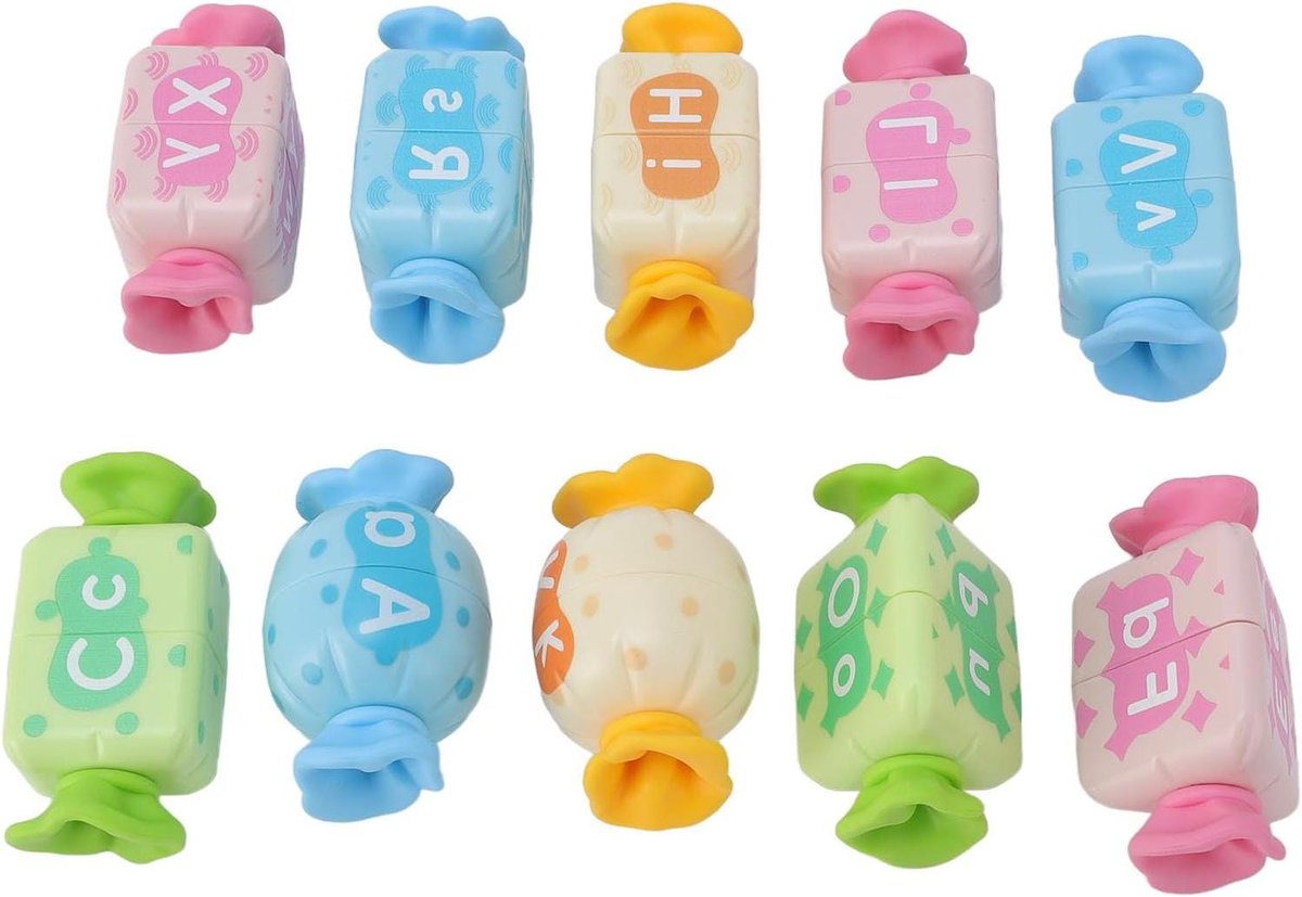 Alfabet Speelgoed - Letter spel - Vroeg leren - Veilig plastic - 16 x 11 x 9 cm - Multicolor