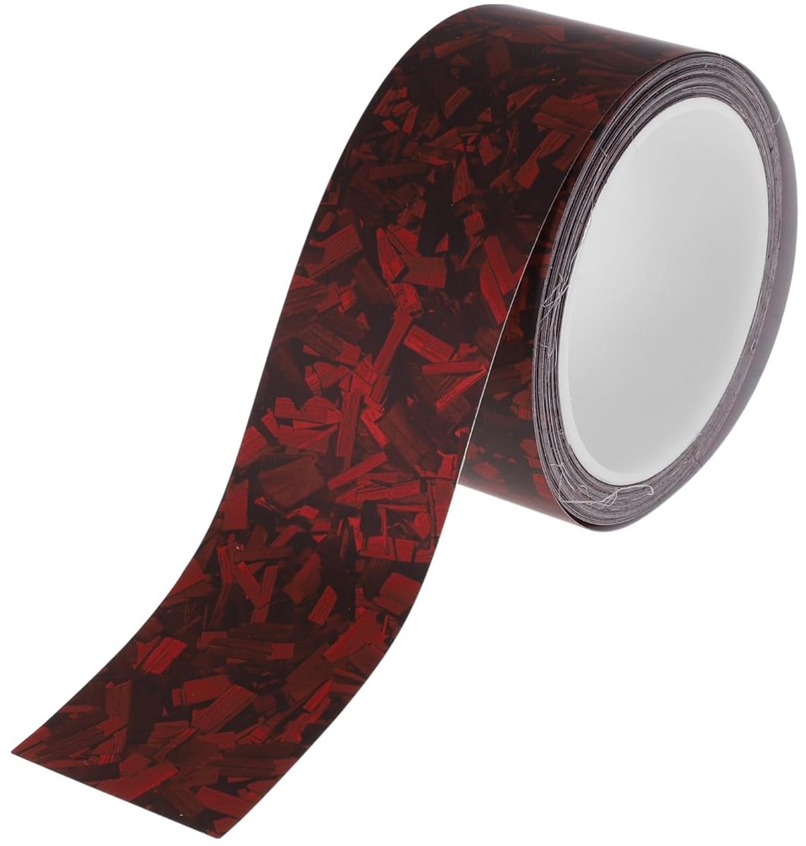 Gestreept plakband 30 mm x 8,5 m voor auto, motorfiets en boot - DIY racestrepen, matte rode sticker voor creatieve projecten