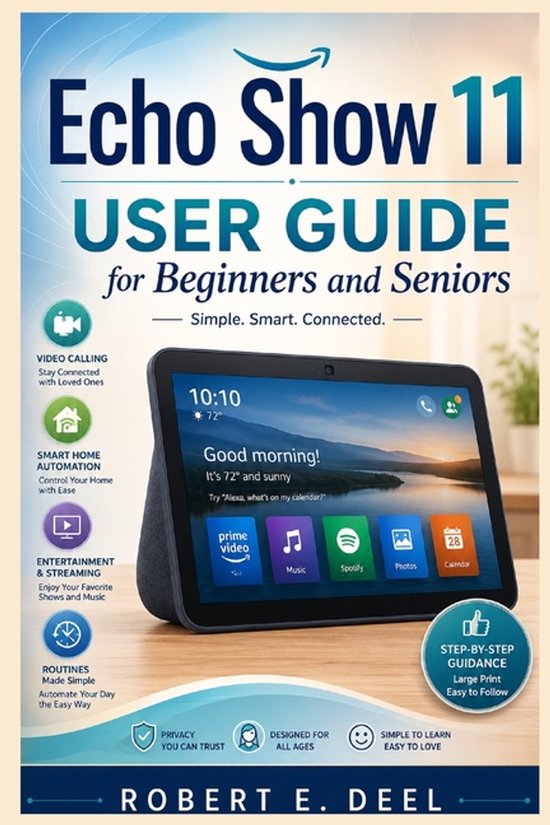 Echo Show 11 User Guide for Beginners and Seniors - cover