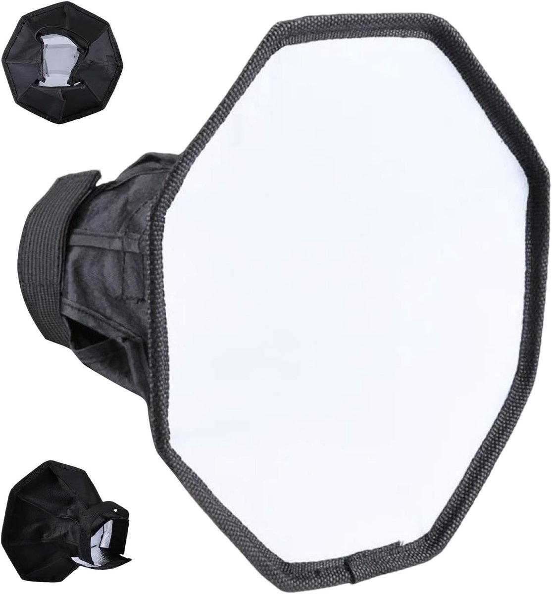 Flitsdiffuser Camera - Lichtverspreider - Professionele Foto's - Plooibaar Ontwerp - 20 cm - Meerkleurig