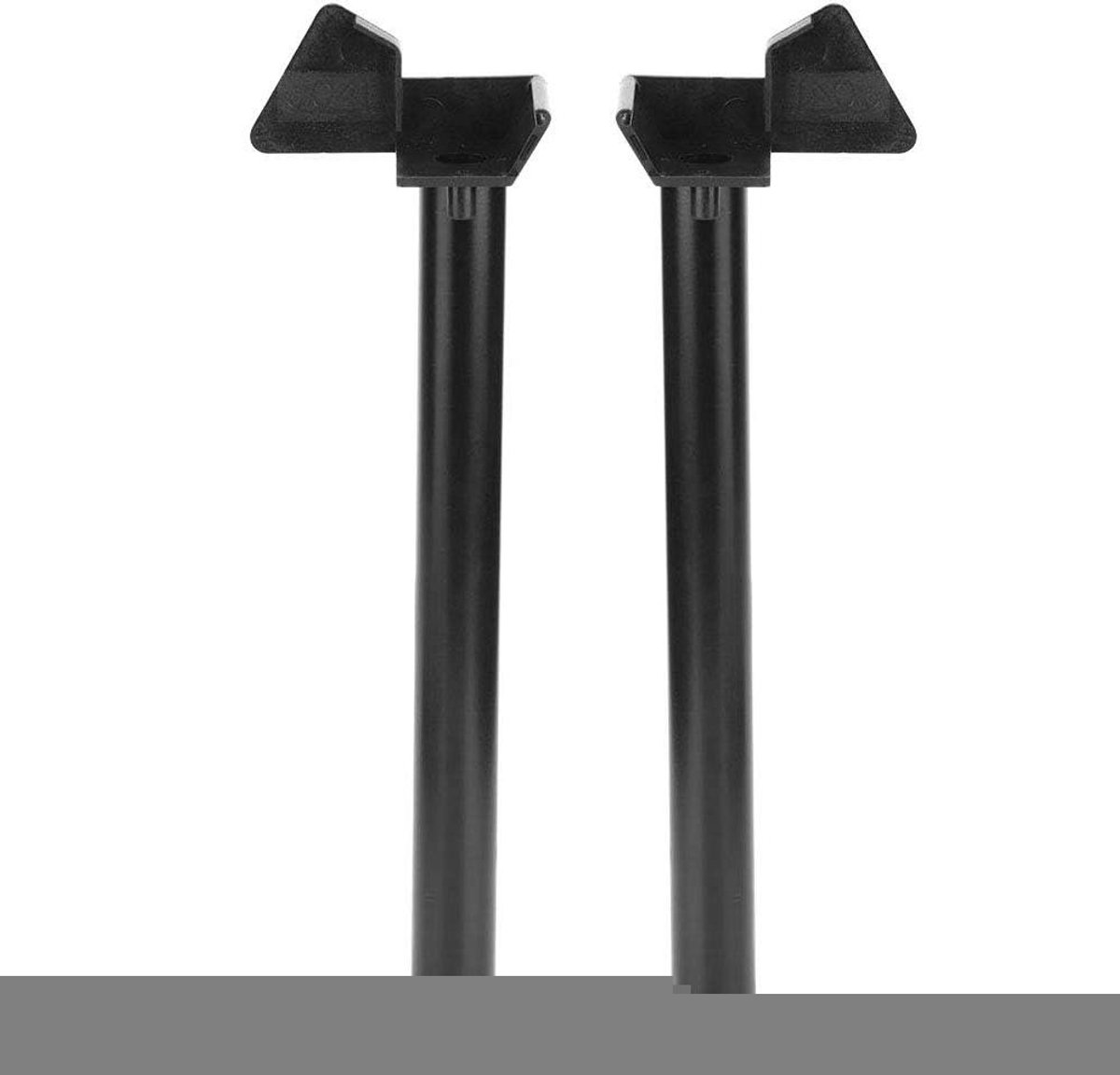 Regenpijp Kit - Afvoer Accessoires - Waterafvoer Tuinhuis - Corrosiebestendig Materiaal - 26 cm Buislengte - Zwart