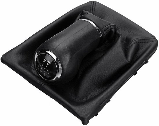 Pookknop Gaiter Boot - Schakelhendel Set - Soepeler Schakelen - Verbeterde Rijervaring - 5/6 Versnellingen - Zwart Chroom — afbeelding 4