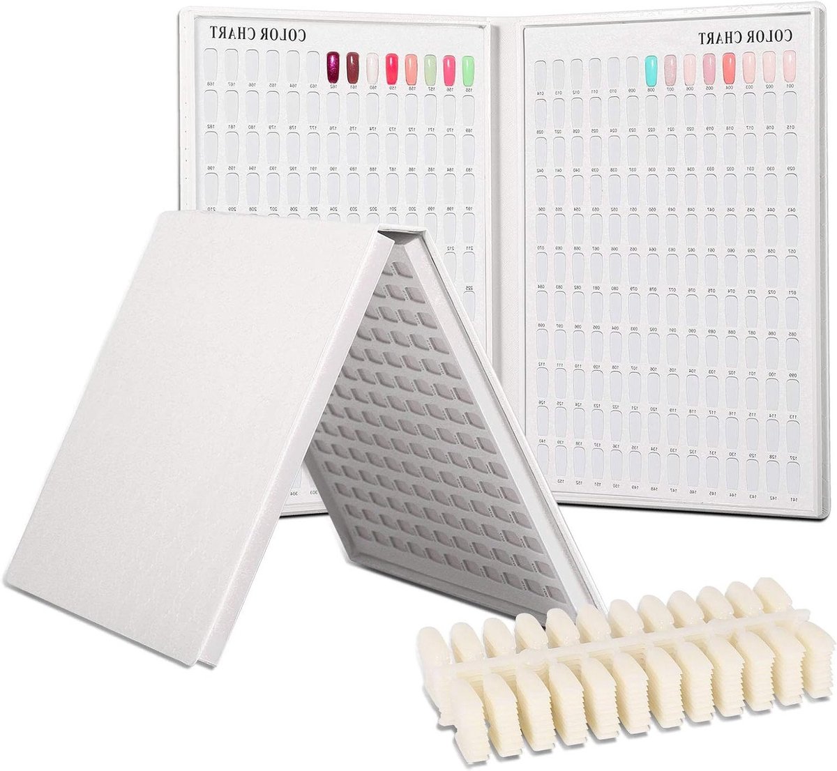 Nail Polish Kleurenschema met 308 Kleuren, UV Gel Kleurkaart en Salon Tools voor Professioneel Gebruik
