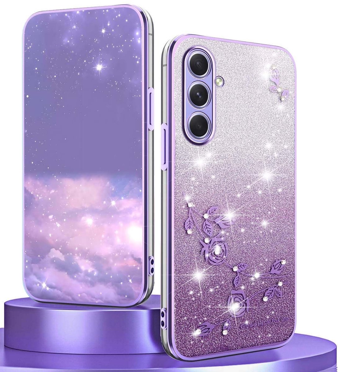 Dailygoods - Siliconen Hoes voor Smartphone met Elegant Kleurverloop