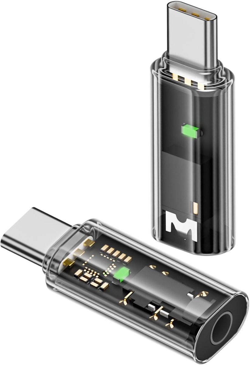 Dailygoods - USB C naar 3,5 mm Koptelefoonadapter voor Smartphone en Auto