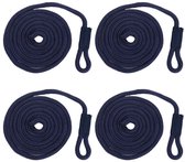 4 Stuks Boot Bumper Lijn - 5 ft Polyester Gevlochten Spatbord Touw voor Docks