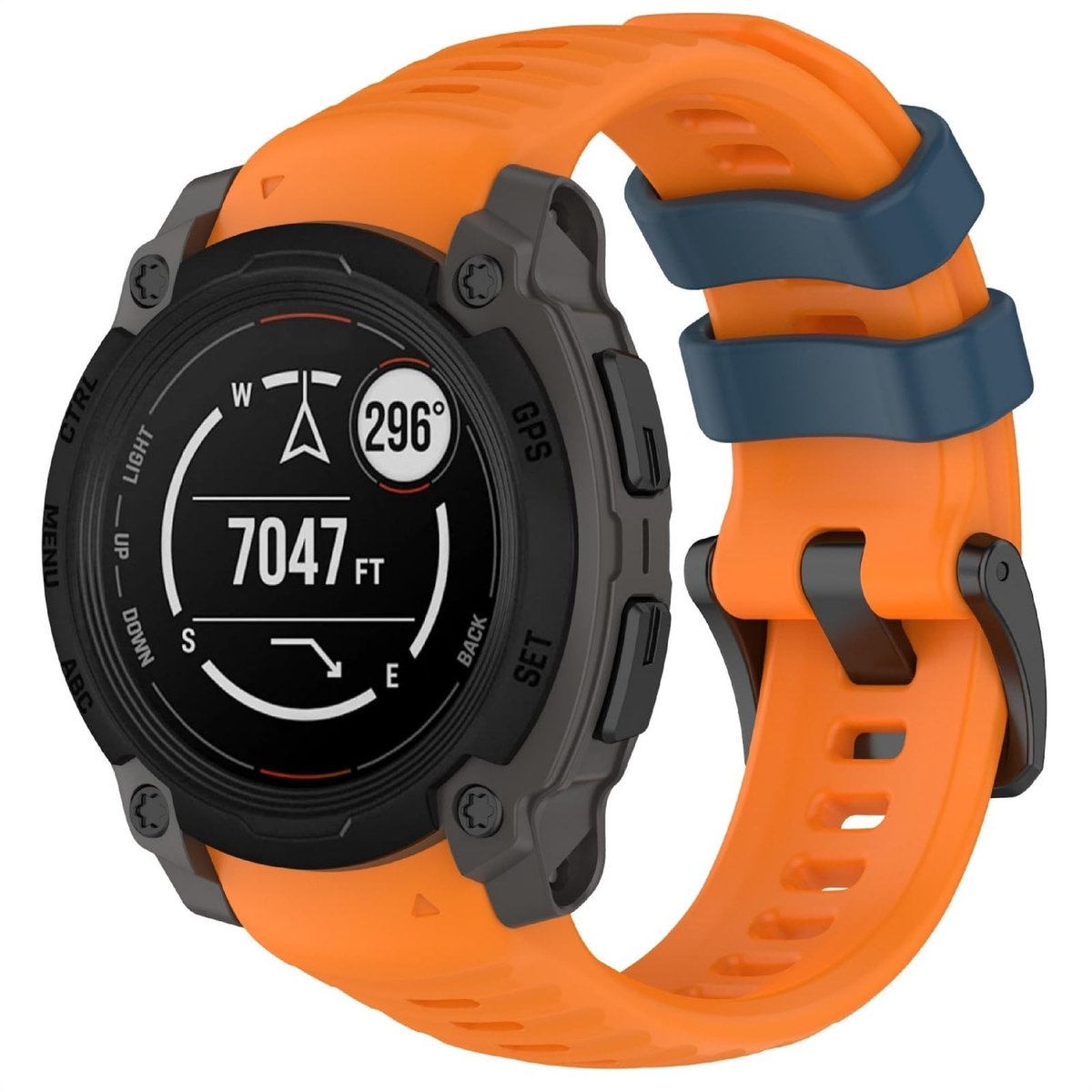 Dailygoods - Zachte TPU Siliconen Beschermhoes voor Garmin Instinct E 40 mm