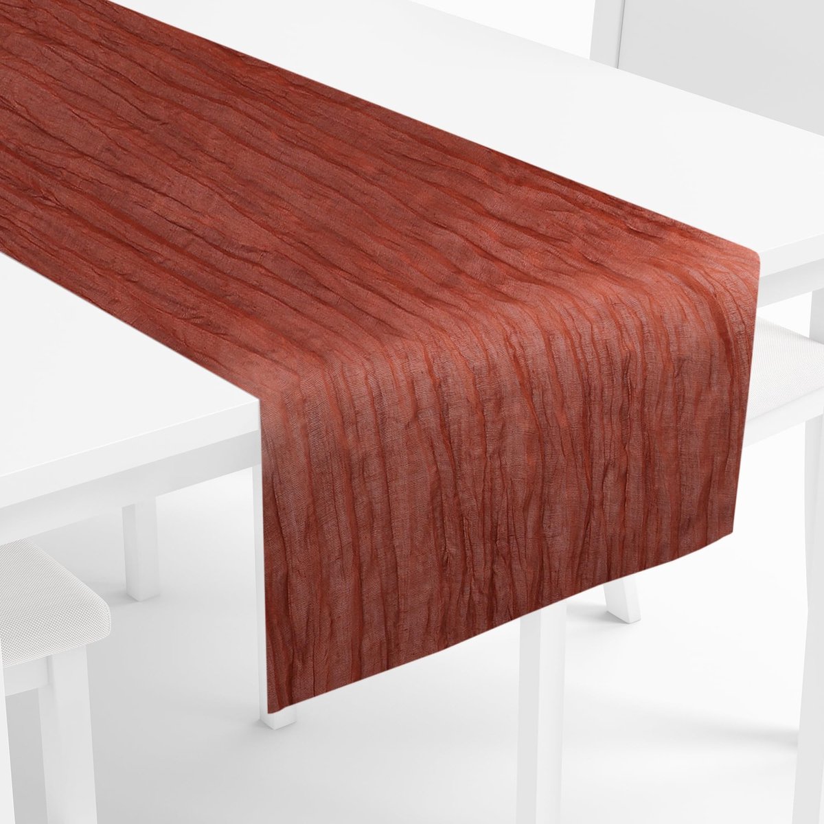 Dailygoods - Cosensi - Dailygoods - Wasbaar Tafelkleed 300 x 90 cm Roestrood