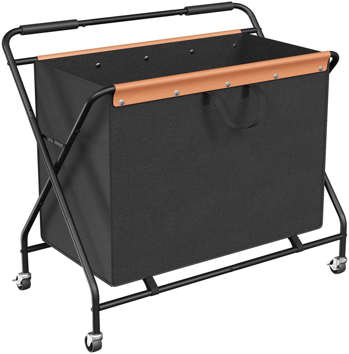 Dailygoods - Wasmand met Wielen en Afneembare Tas, 172,5 Liter