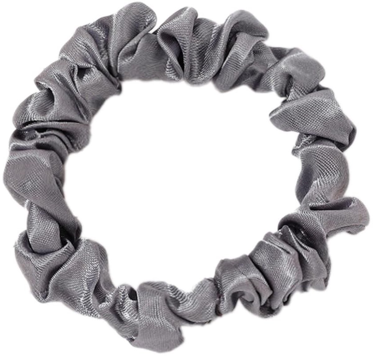 Pack van 5 Dunne Satin Haarbanden - Zachte Scrunchies voor Vrouwen en Meisjes