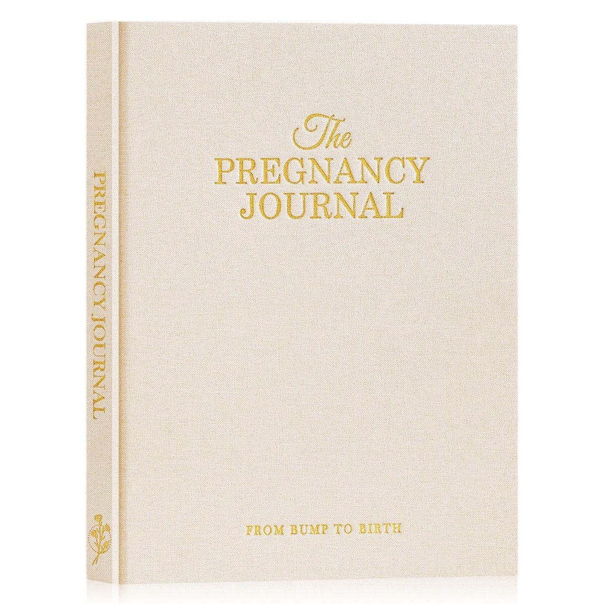 Dailygoods - Zwangerschapsdagboek met 156 Pagina's en Bloemenmotieven