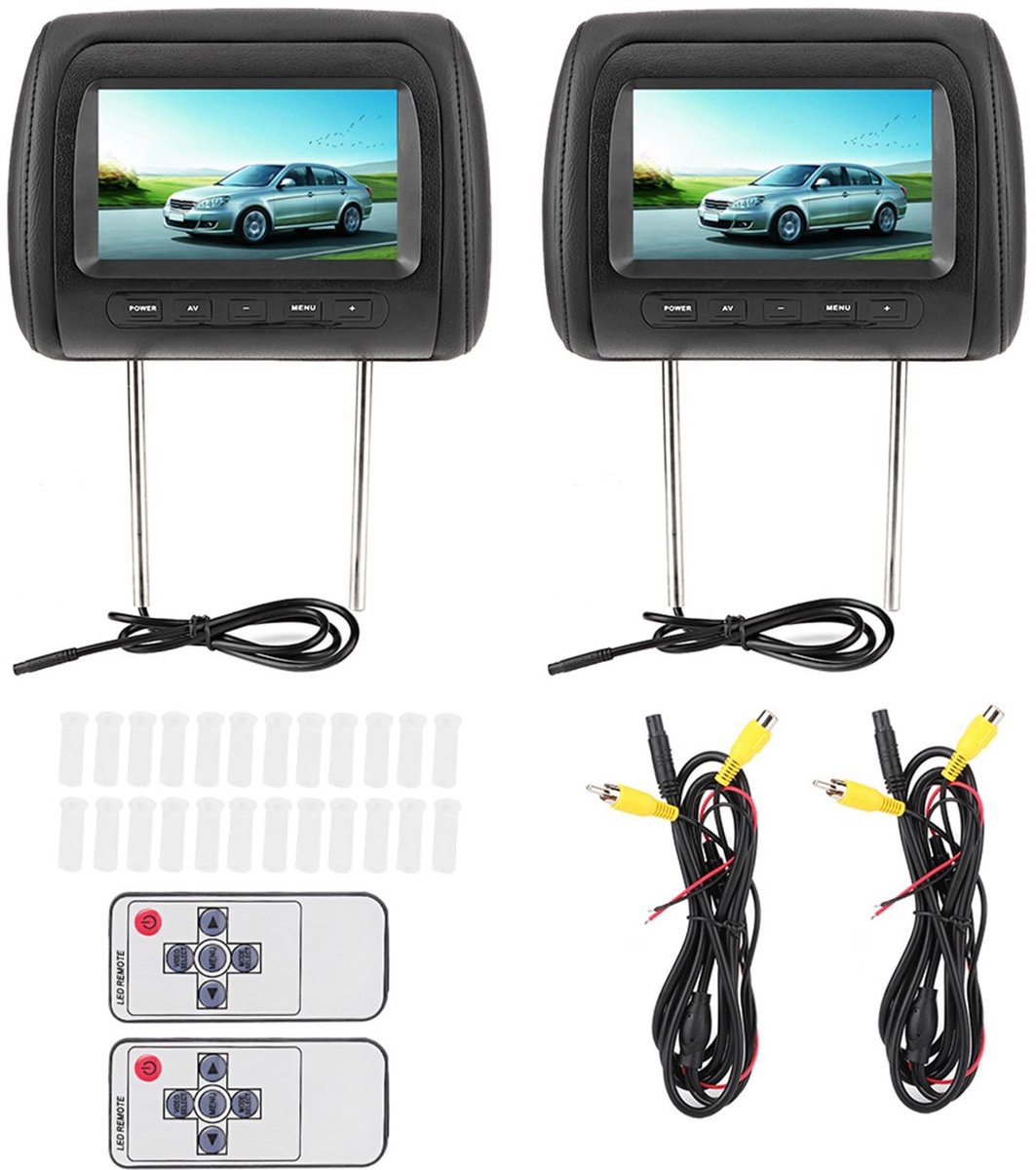 Dailygoods - Verstelbare Hoofdsteun voor LCD-Videomonitor 7 Inch