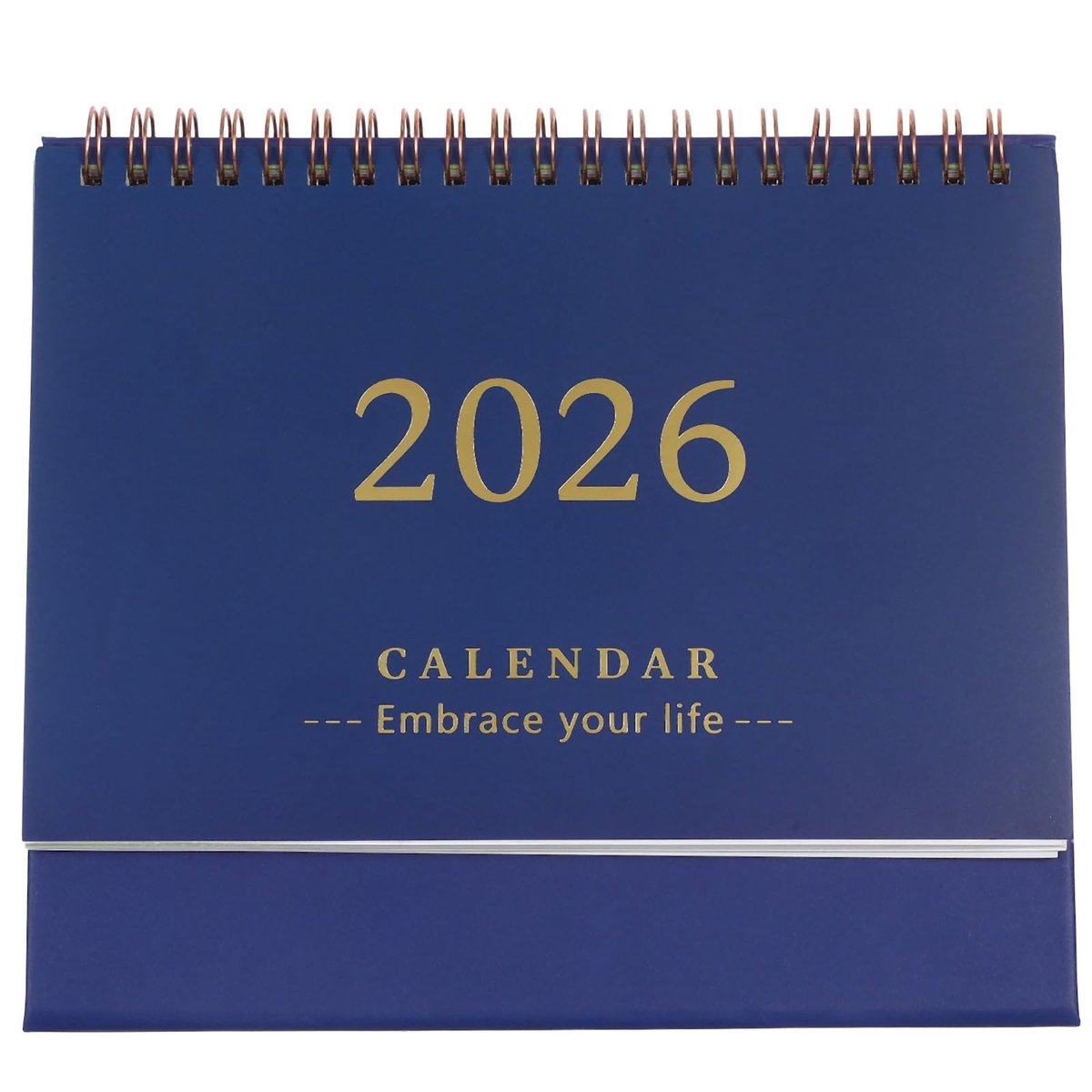 Dailygoods - Kleine Tafelkalender 2025-2026, Donkerblauw
