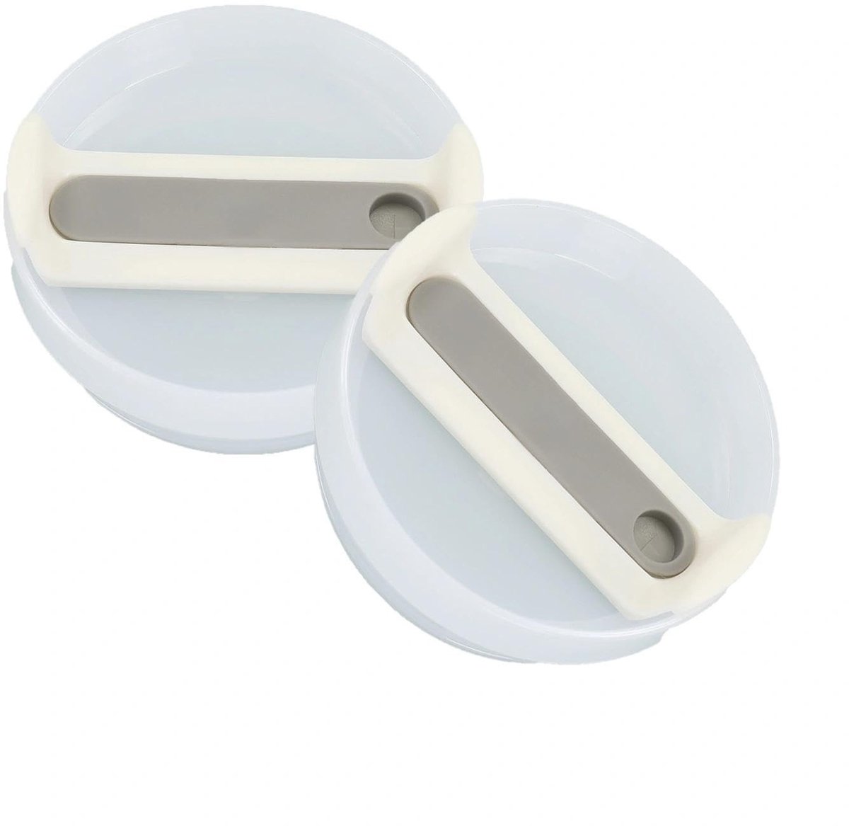 Dailygoods - 2 Stuks Lekvrij Reserve Deksel voor Tumbler