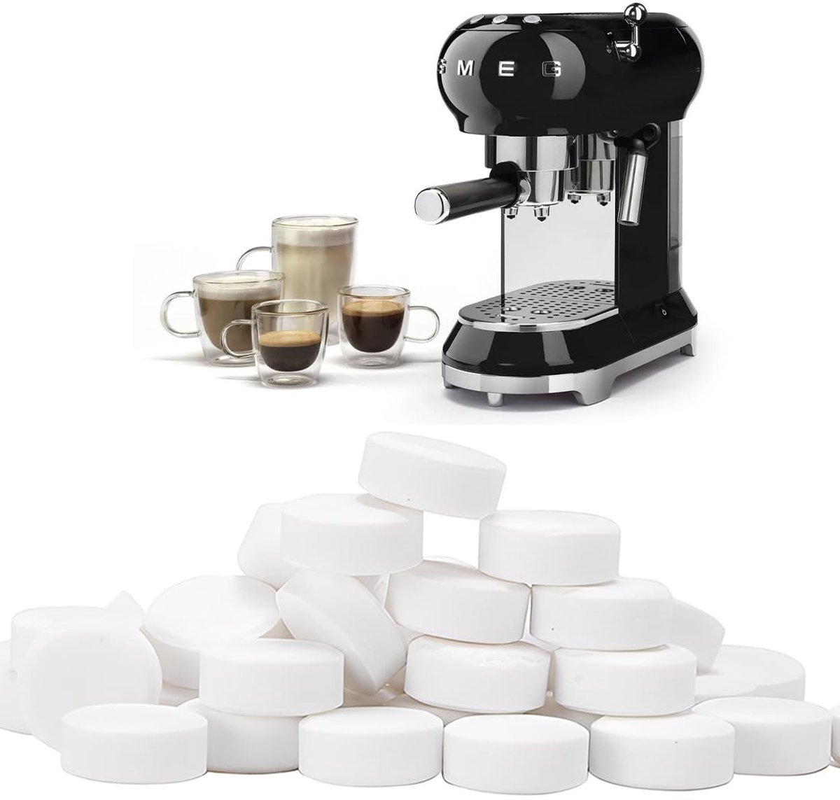 Dailygoods - 20 Ontkalkingstabletten voor Koffiemachines