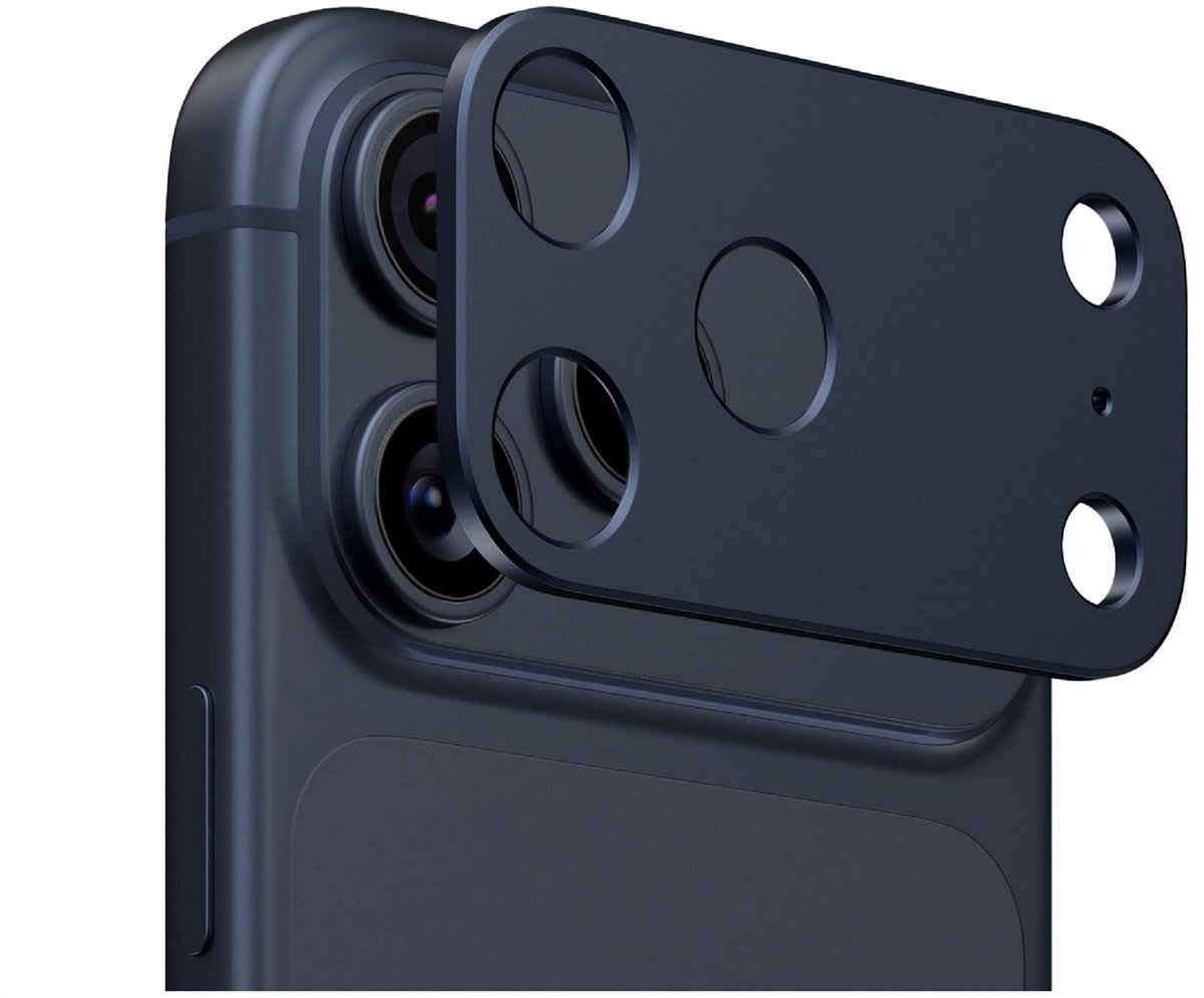 Dailygoods - Achtercamerabescherming voor iPhone 17 Pro Max, 2 stuks Metaal