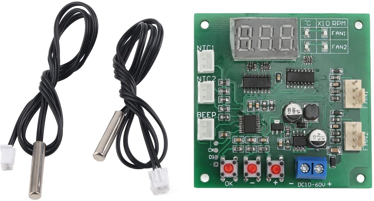 Dailygoods - PWM Ventilatorsnelheid Controller voor PC Koelsystemen
