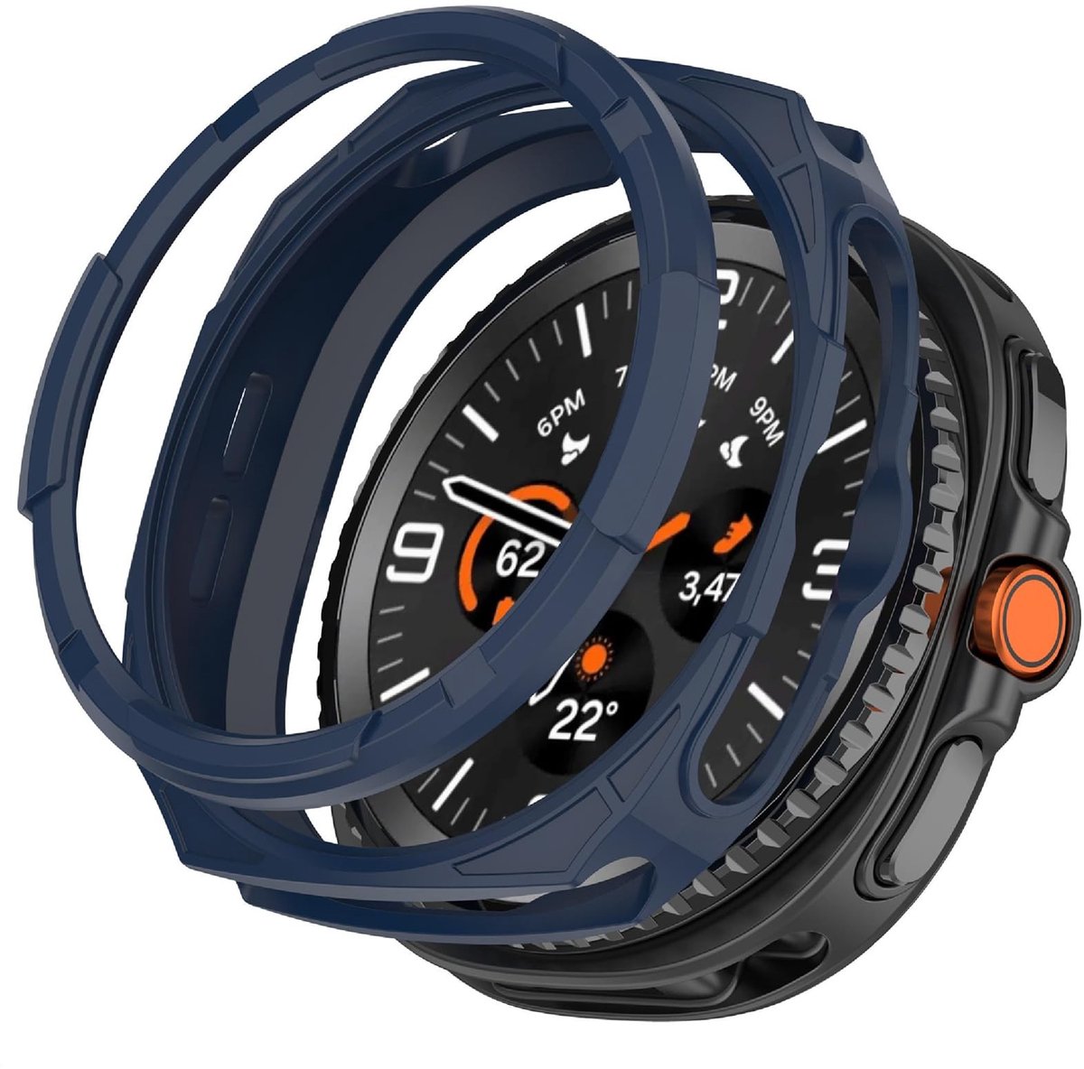 Dailygoods - Zachte TPU Siliconen Hoes voor Samsung Galaxy Watch 8 Classic