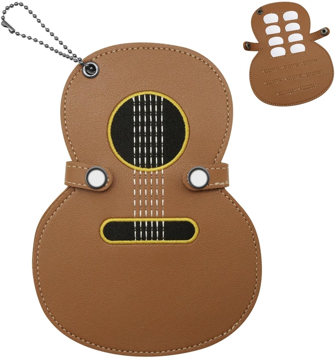 Dailygoods - Lederen Plectrumhouder met 17 Slots voor Gitaristen