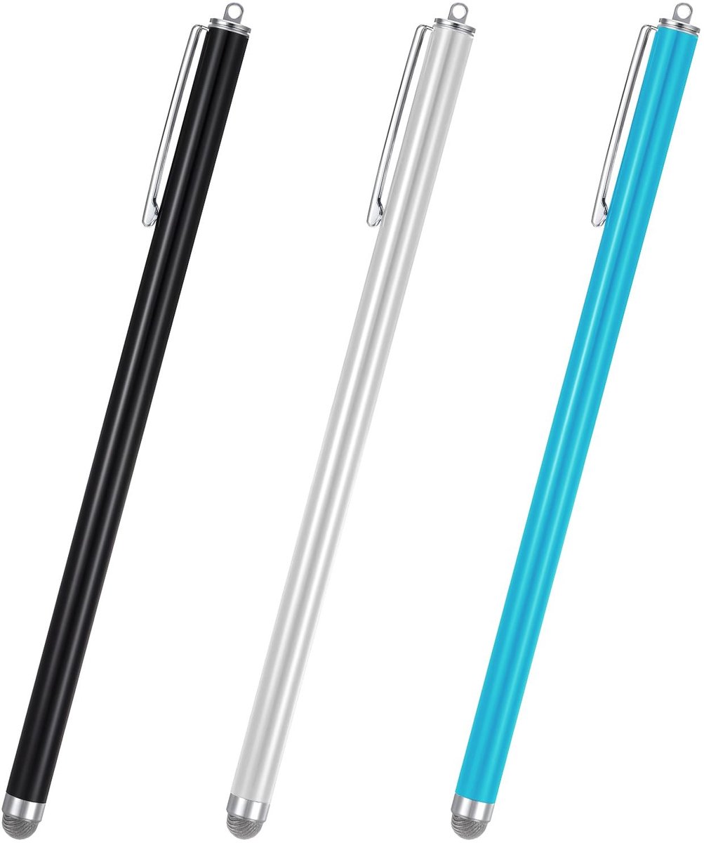 Dailygoods - Universele Tabletpen Set van 2 voor Touchscreens