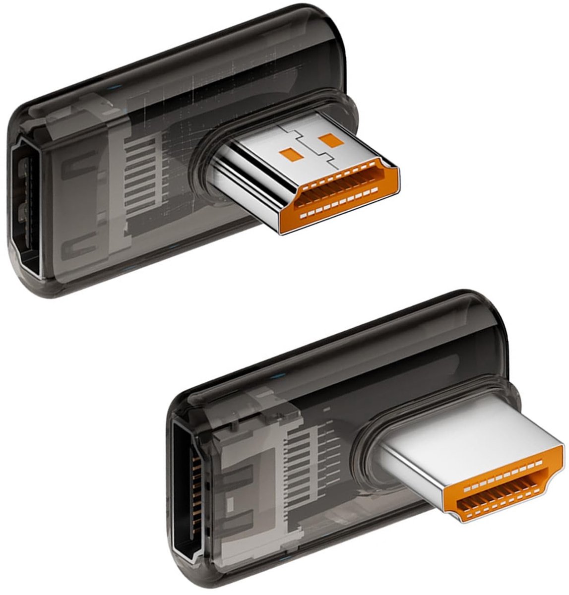 Dailygoods - 90° Hoek HDMI 2.1 Adapter voor Ultra HD Displays