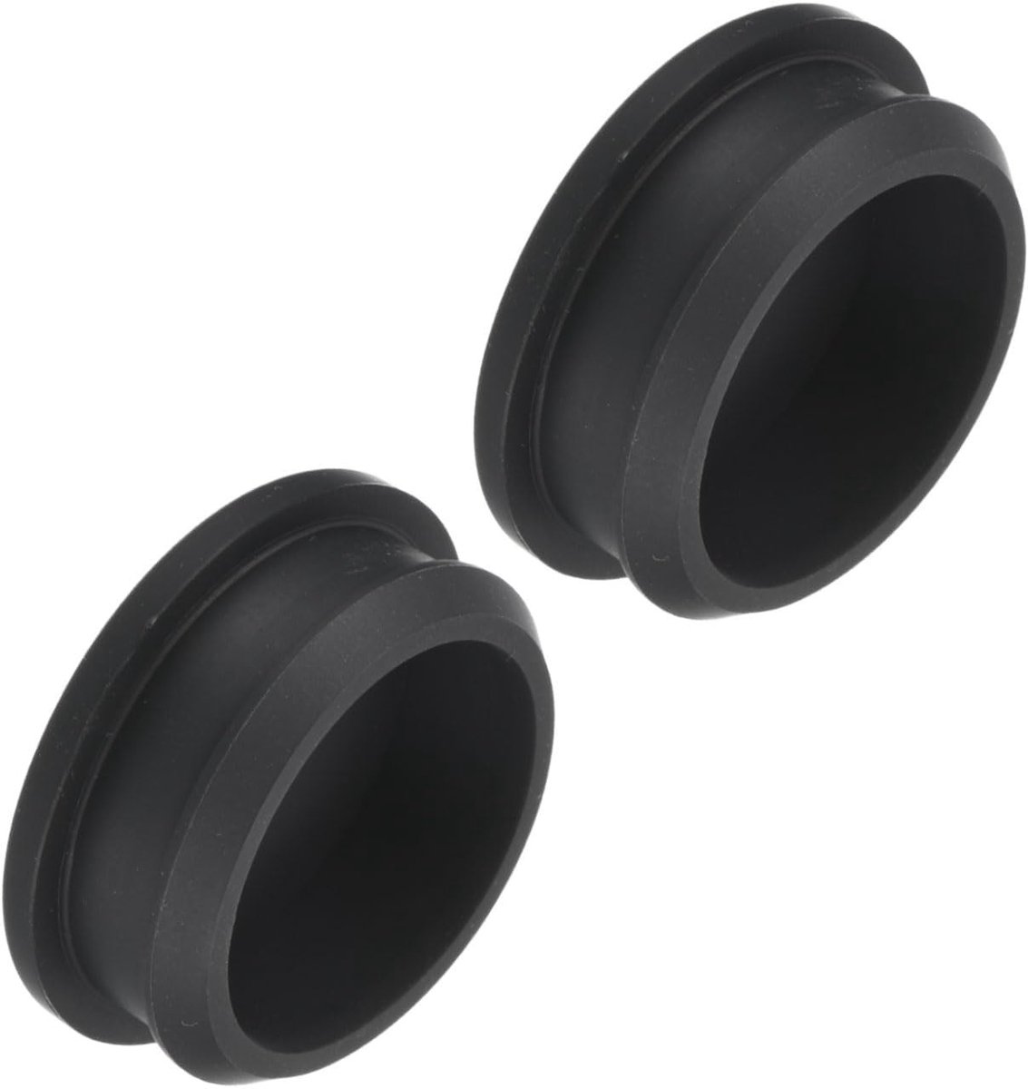 Dailygoods - Set van 2 Ronde Siliconen Klikbare Stoppen voor Waterdichte Afdichting