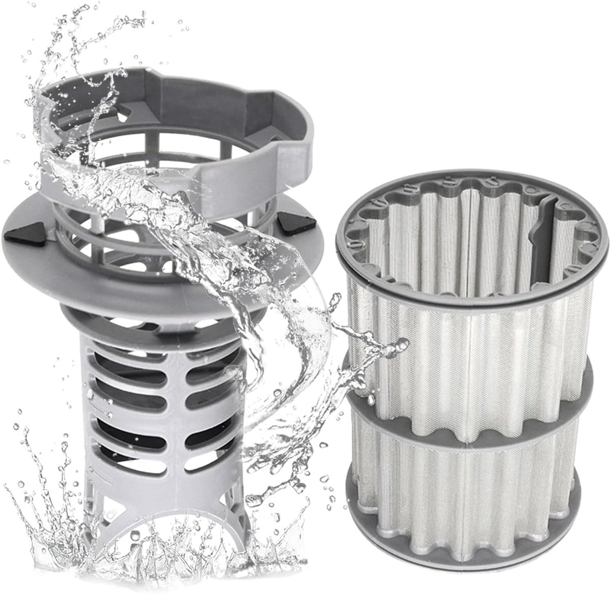 Dailygoods - Fijne Zeef Microfilter voor Vaatwasser, Compatibel met Diverse Merken