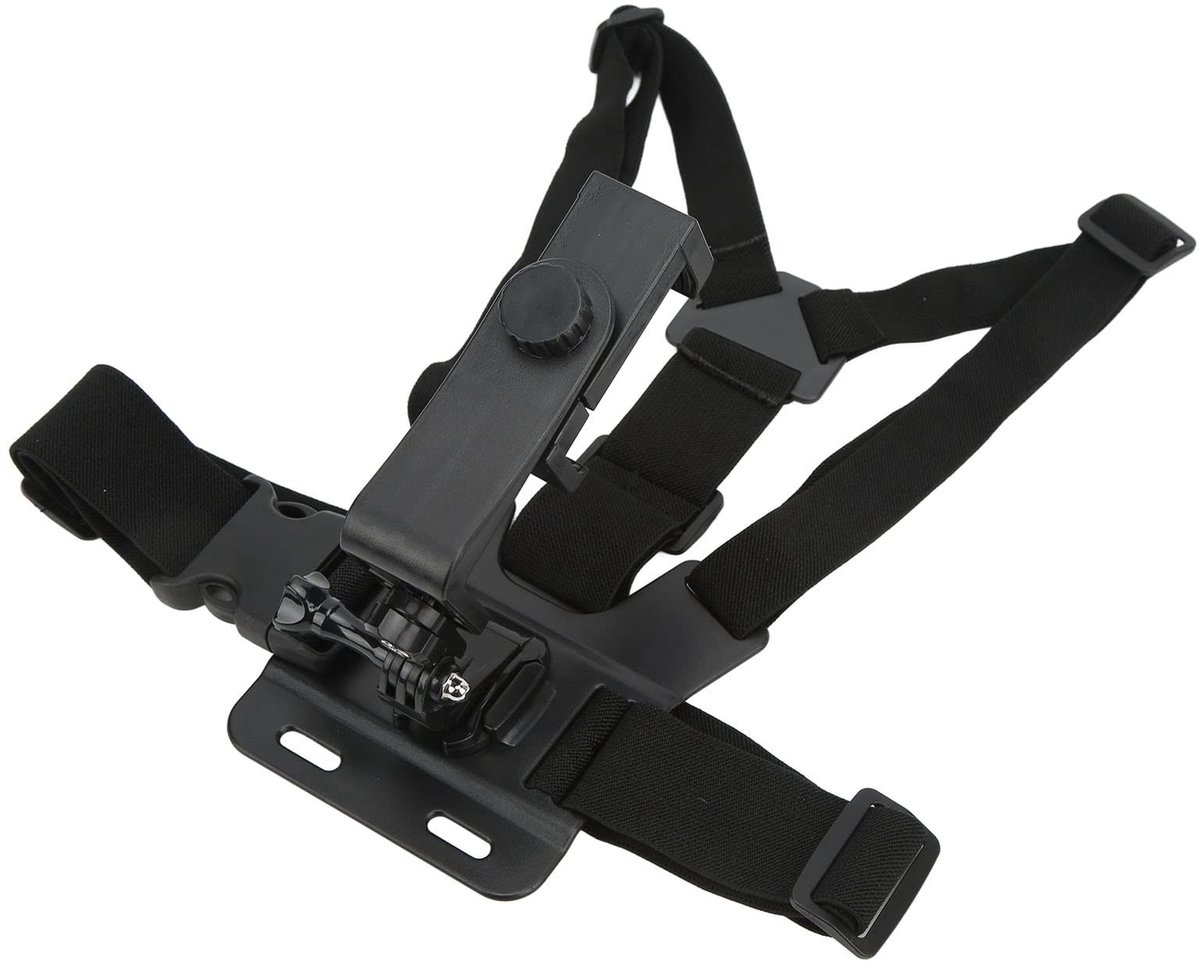 Dailygoods - Verstelbare Borstband voor Telefoon en Actiecamera