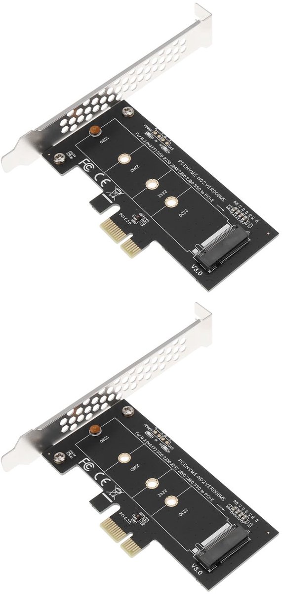 Dailygoods - PCI-E M.2 naar PCI-E 3.0 X1 Uitbreidingskaart voor NVMe SSD's