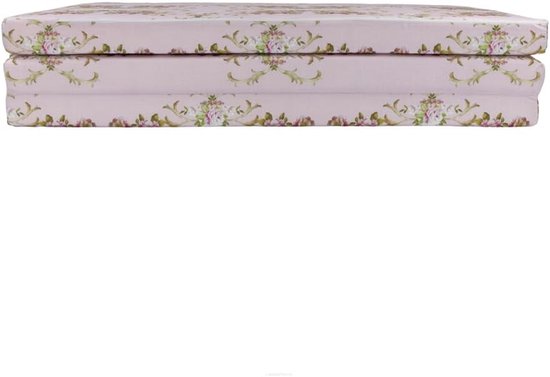 Inklapbaar Reismatras - Gastenmatras XL - Comfortabel Slapen - Inclusief Draagtas - 195 x 120 cm - Rozenbloemen — afbeelding 5