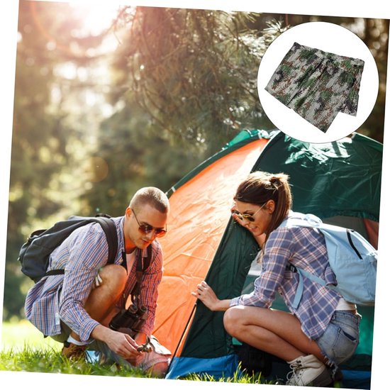 Opblaasbare Slaapmat - Luchtbed Kamperen - Buiten Activiteiten - Inclusief Pompzak - 180x60cm - Camouflage — afbeelding 3