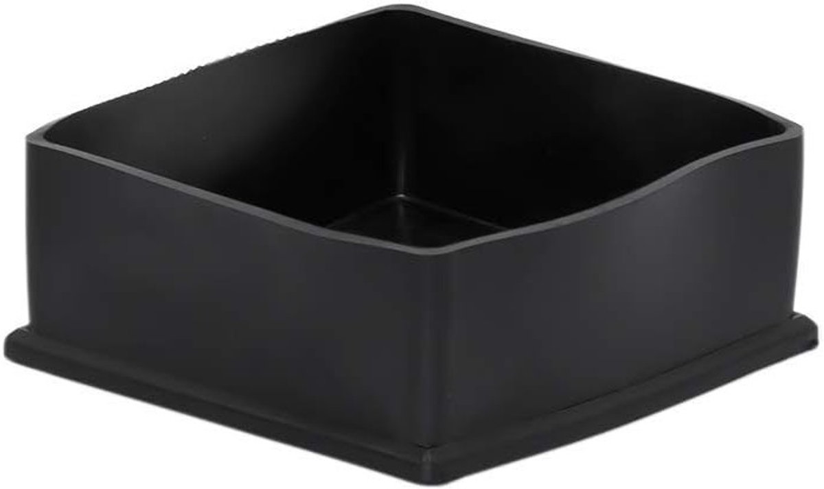 4 Stuks Flexibele PVC Meubelvoeten Beschermers voor Stoelen en Tafels - Zwarte Hoekbeschermers 100 x 100mm, 4 inch x 4 inch, Vloerbescherming en Antislip Functie