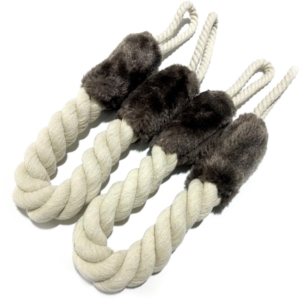 Dailygoods - Dailygoody - Deurstopper-jack - Klembescherming - Bescherming voor kinderen en huisdieren - Bruin - Katoenen deurkoord - Voorkom ingeklemde vingers - ...