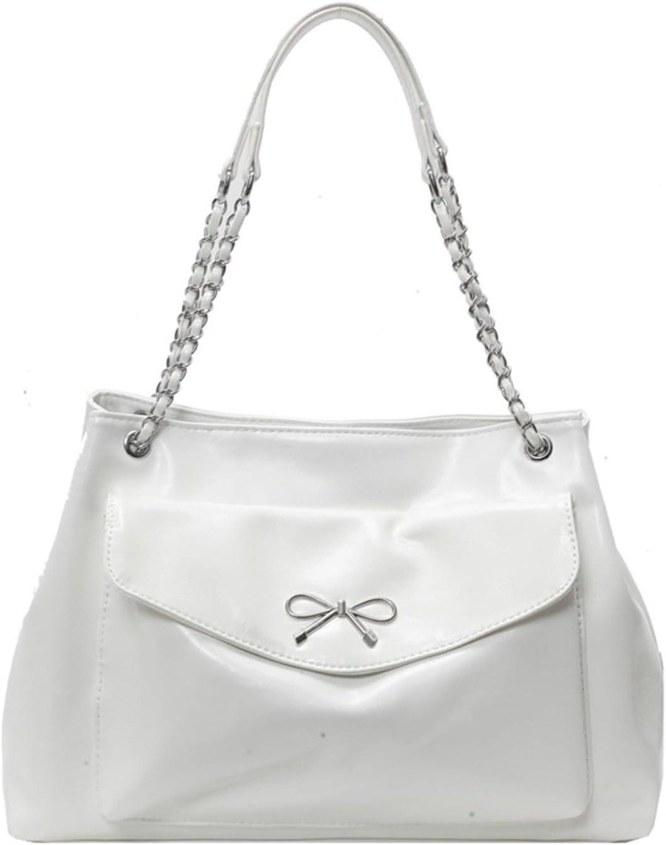 Dames Handtas - Schoudertas Hobo - Vrije Tijd - Hoge Capaciteit - 35 cm - Zwart
