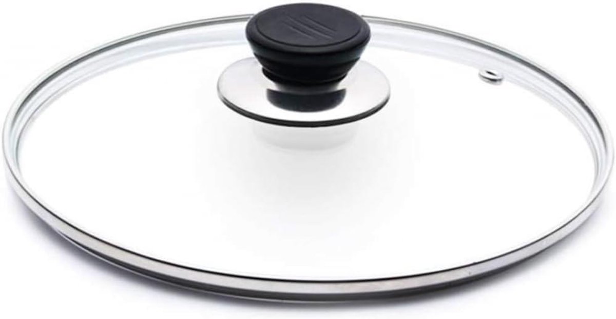 Pan Deksel - Glazen Deksel - Koken - Gehard Glas - 36 cm - Transparant