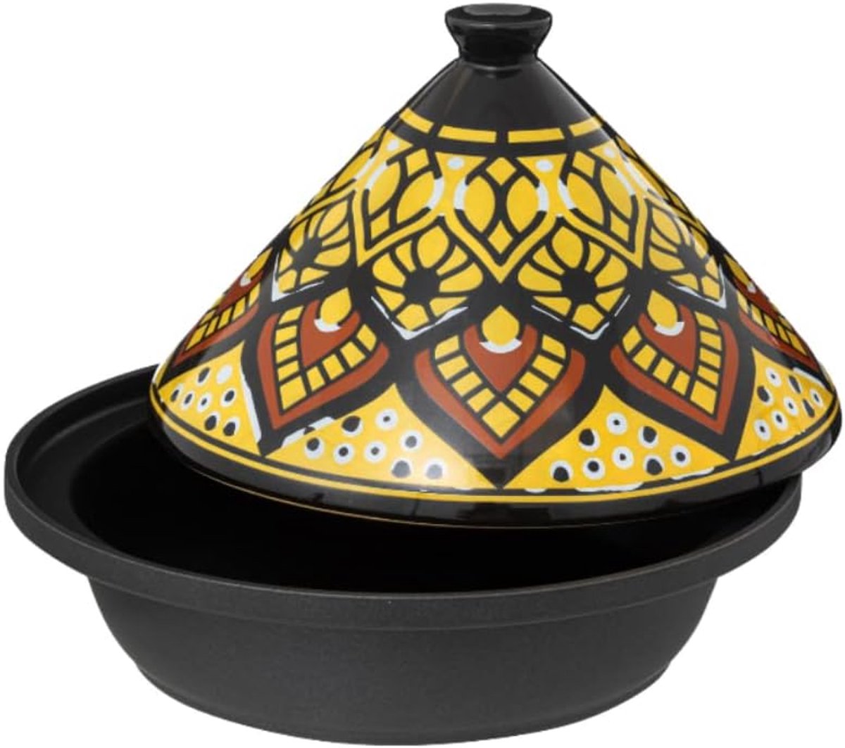 WEB2O Tajinepan inductie - Geel - Ø 30 cm