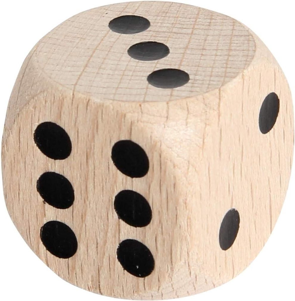 Houten Kubus - Blok Dobbelsteen - Hobby Gebruik - Natuurlijk Hout - 30 mm - Natuurlijk