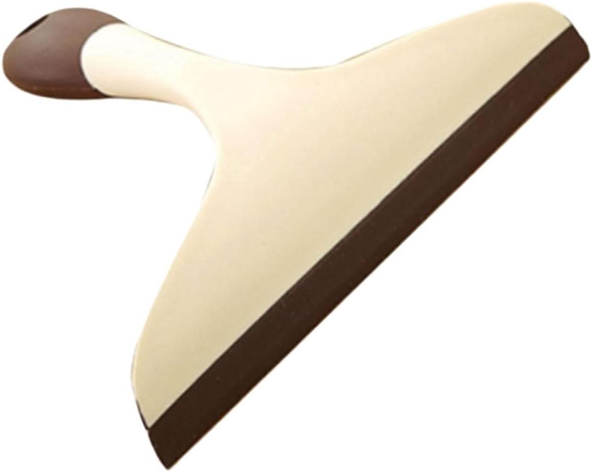 Kunststof rakels - Wasbare multifunctional - Snel oppervlakken reinigen - Ergonomische grip - 25 cm - Geel