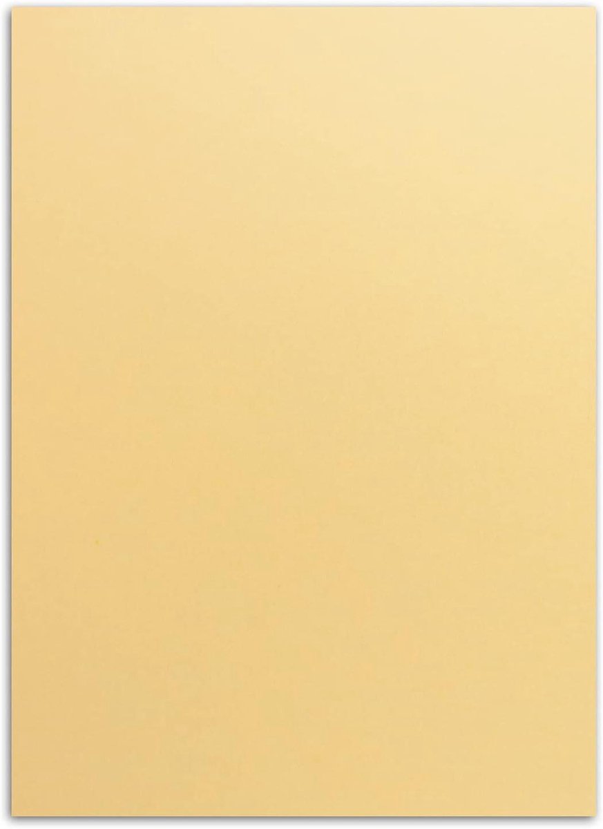 Gekleurd Papier - Briefpapier Knutselpapier - Kaarten Maken - Volledig Gekleurd - 300 Vel A4 - Toscane Beige