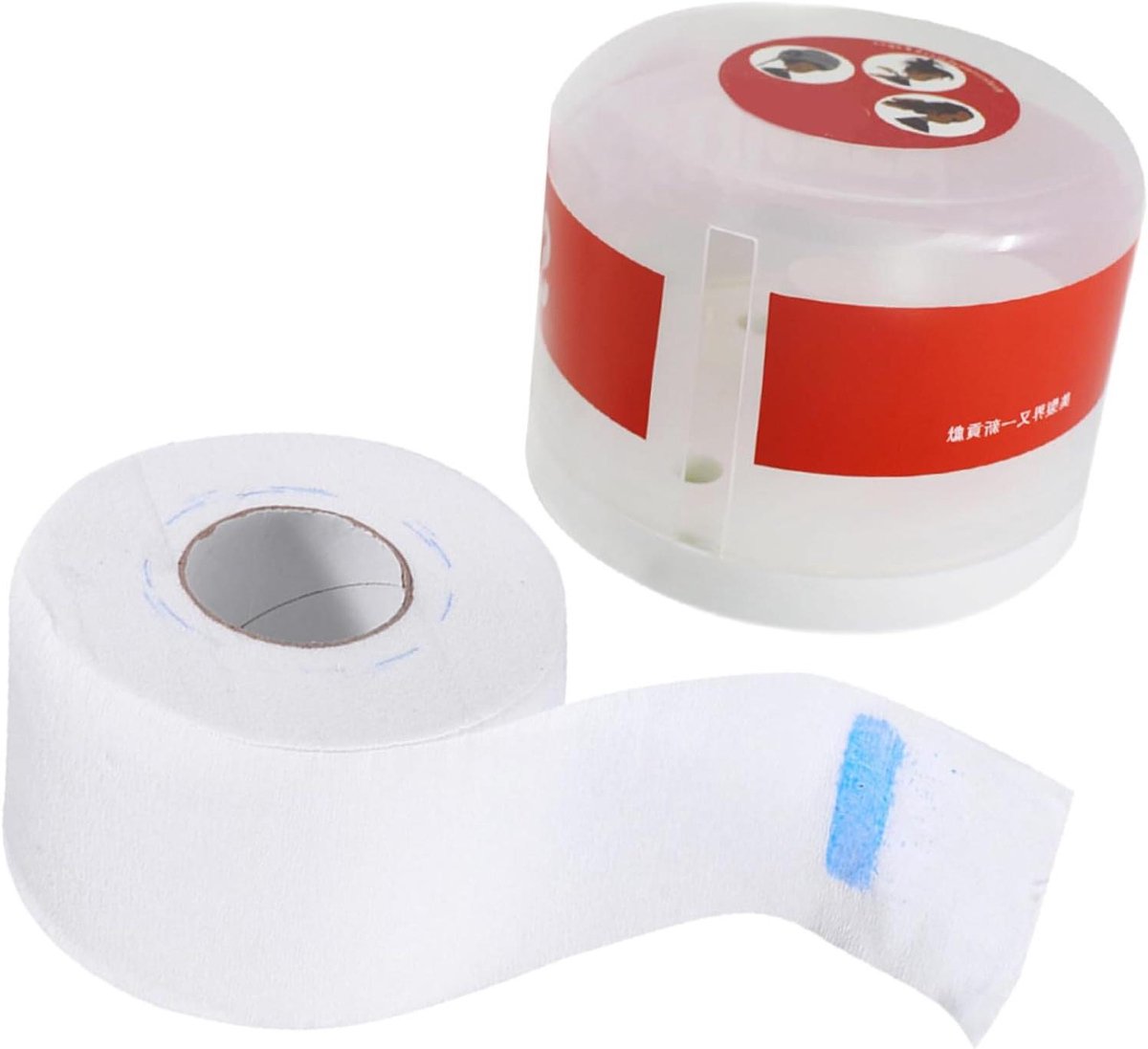 Wegwerp Nekstrips - Nekpapier Kapper - Haarknippen Salon - Met Etui - 6 Stuks - Wit
