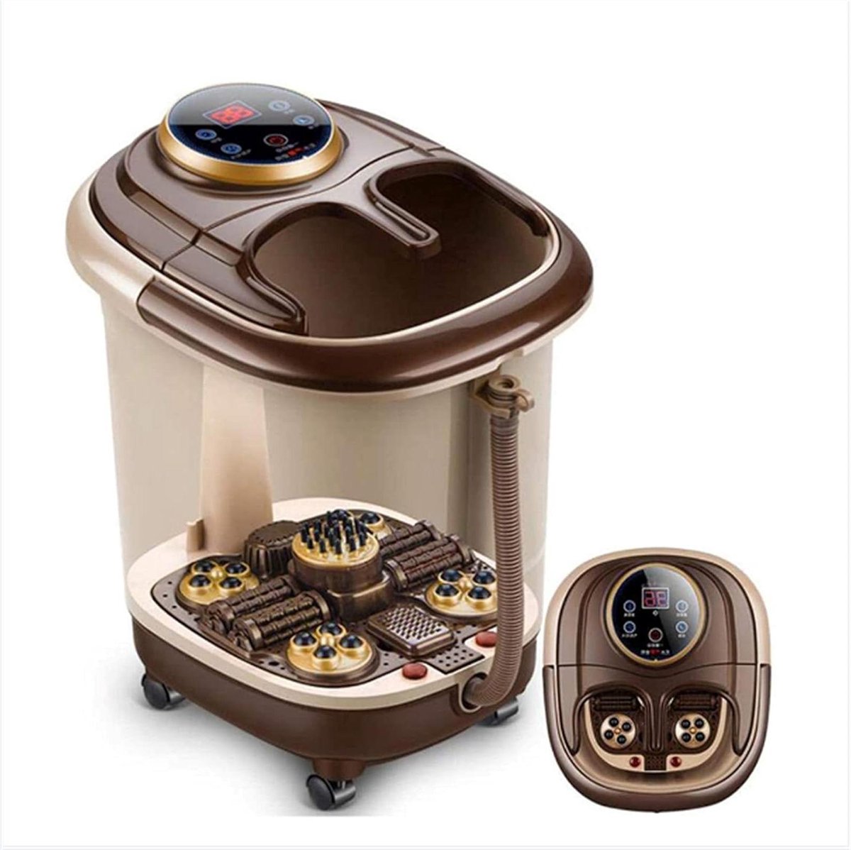 Voetenbad met Massage - Voet Spa - Ontspannen na werk - Intelligente temperatuurregeling - 8-10 liter - Transparant