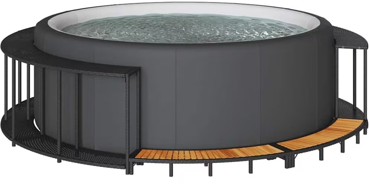 Luxe Hot Tub Omranding – Spa Surround voor Buiten Jacuzzi en Wellnessruimte