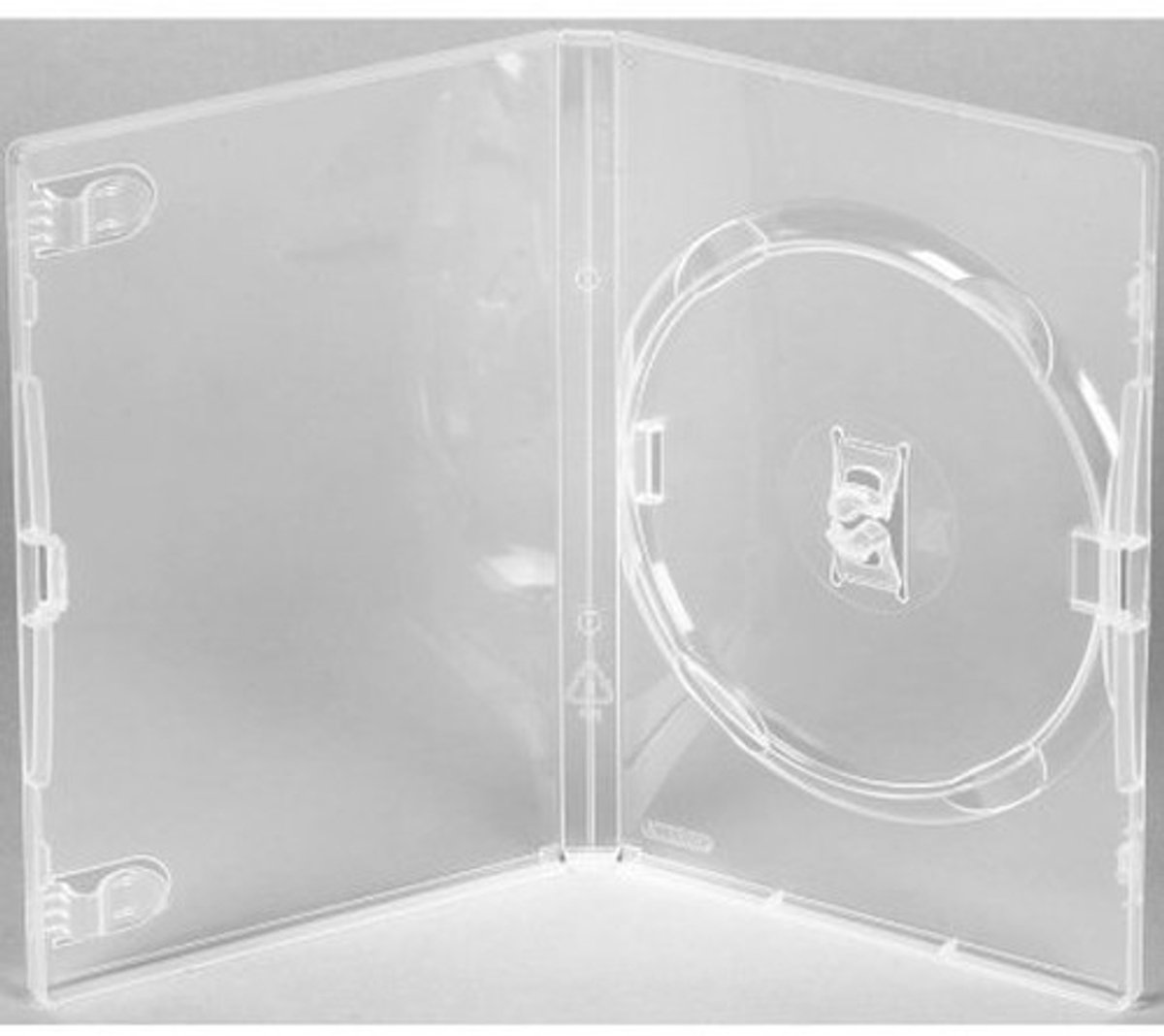 Dailygoods - Dailygoody - DVD Clear Cases - Transparant - 25 Stuks - 14mm - Perfect voor Opslag - Bescherming voor DVD's - Opbergdozen - Geschikt voor Filmverzamel