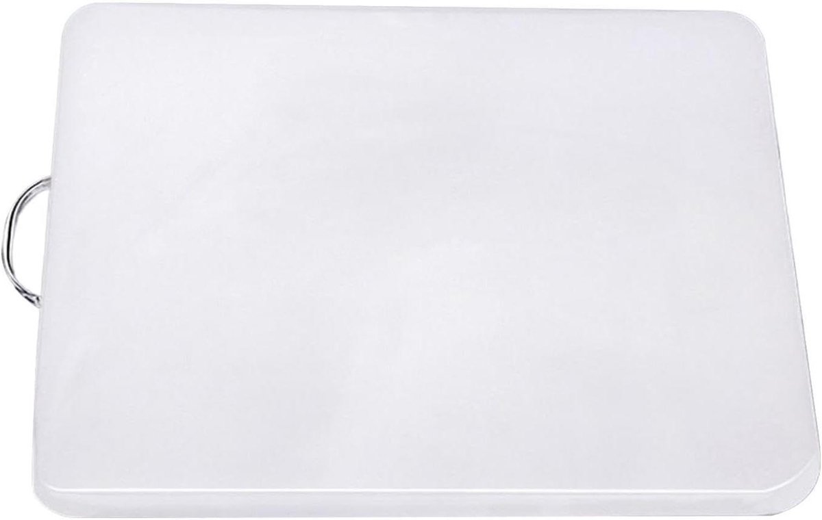 Keuken Snijplank - Antislip Mat - Veilig Snijden - Dubbelzijdig Gebruik - 47x32 cm - Wit
