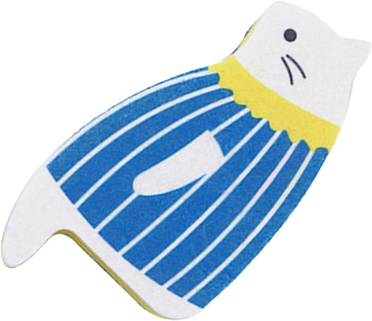 Kattenspons - Reinigingsspons - Keuken Schoonmaken - Dubbele vezels - 14 cm - Gestreept